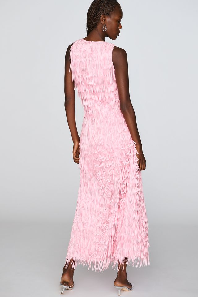Endless Rose Fringed Column Midi Dress  #1