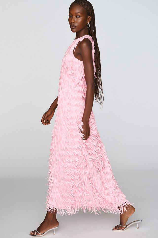 Endless Rose Fringed Column Midi Dress  #3