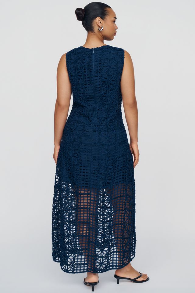 English Factory Eyelet Lace Midi Dress #2