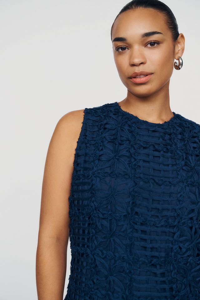 English Factory Eyelet Lace Midi Dress #3