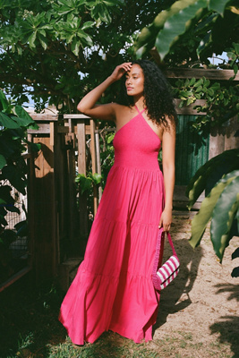 anthropologie tiered halter dress S/W/F Tiered Halter Dress