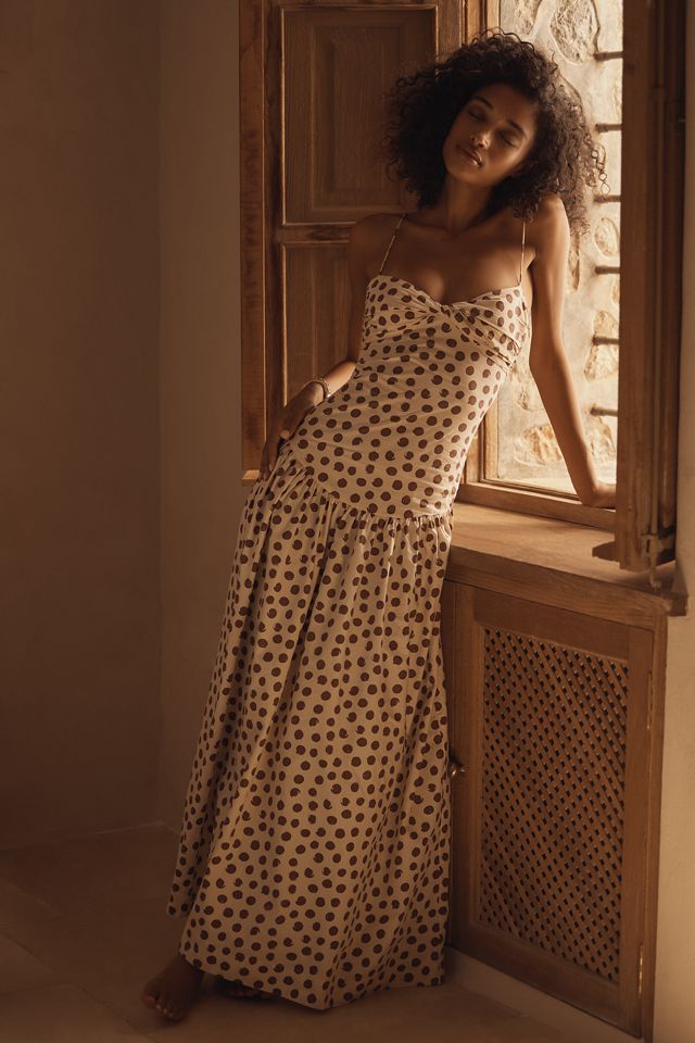 S/W/F Sleeveless Drop-Waist Maxi Dress #3