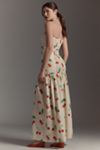 S/W/F Drop-Waist Halter Maxi Dress