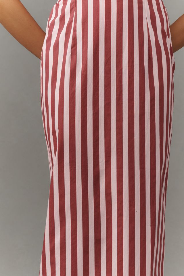 S/W/F Sleeveless Halter Slim Maxi Dress #1