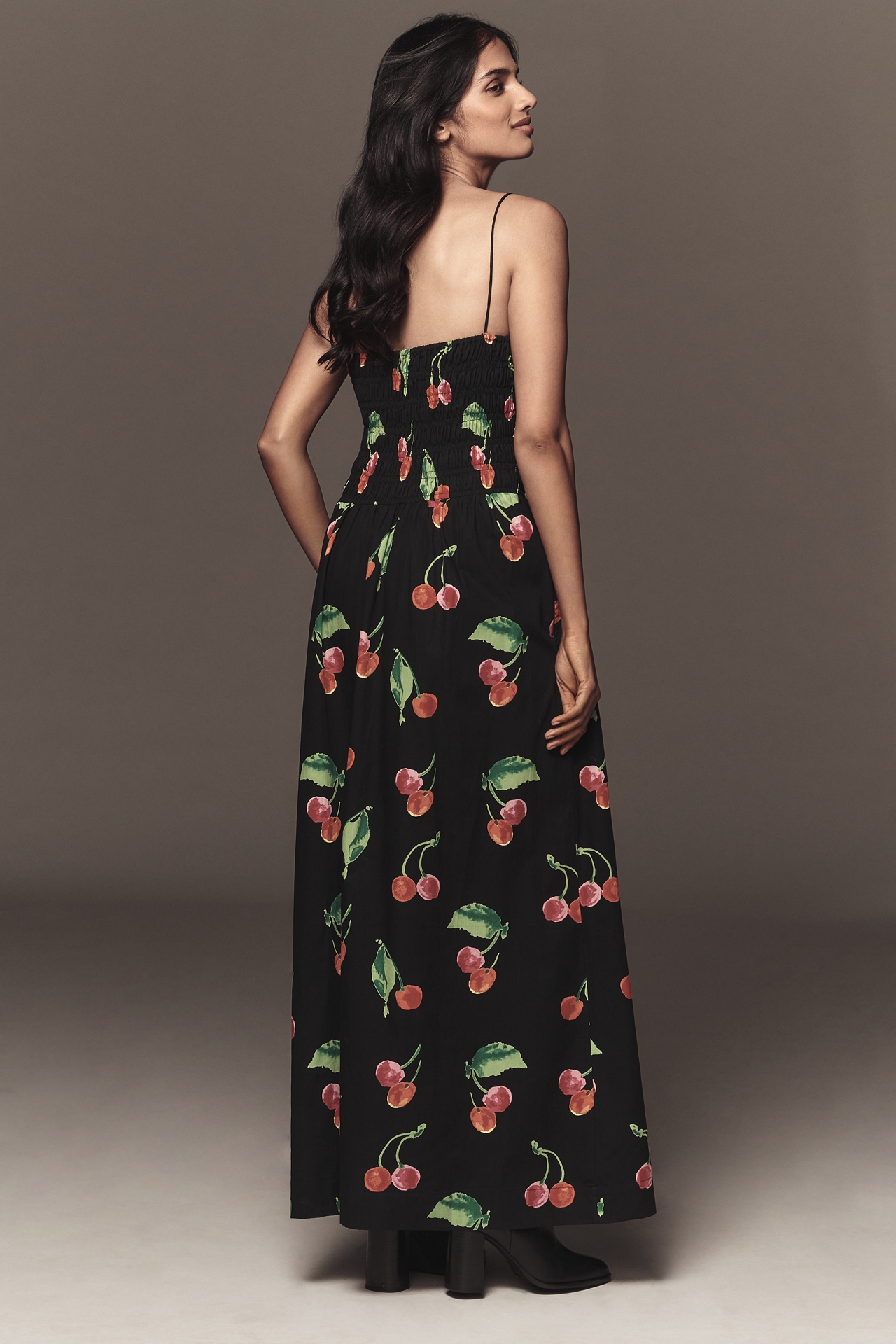 S/W/F Sleeveless Sweetheart A-Line Maxi Dress