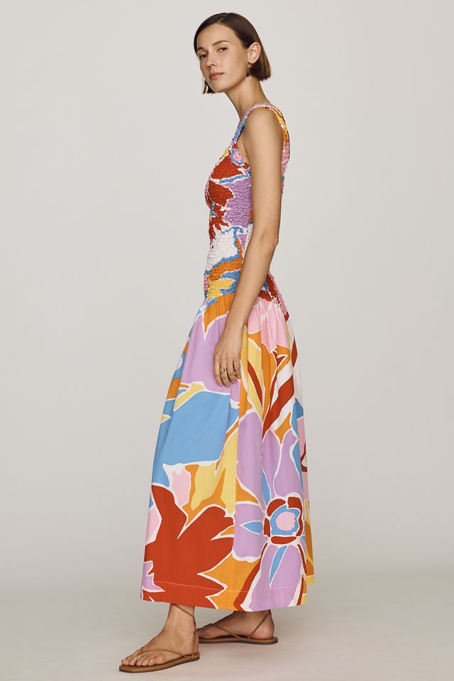 S/W/F Cotton Floral Maxi Dress #2
