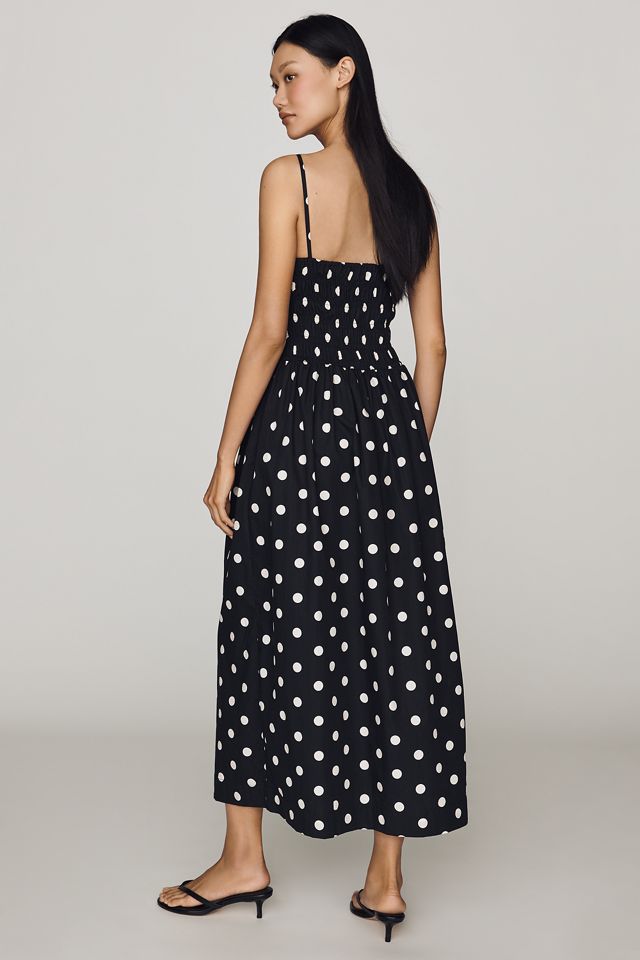 S/W/F 100% Cotton Smocked Bustier Maxi Dress #2