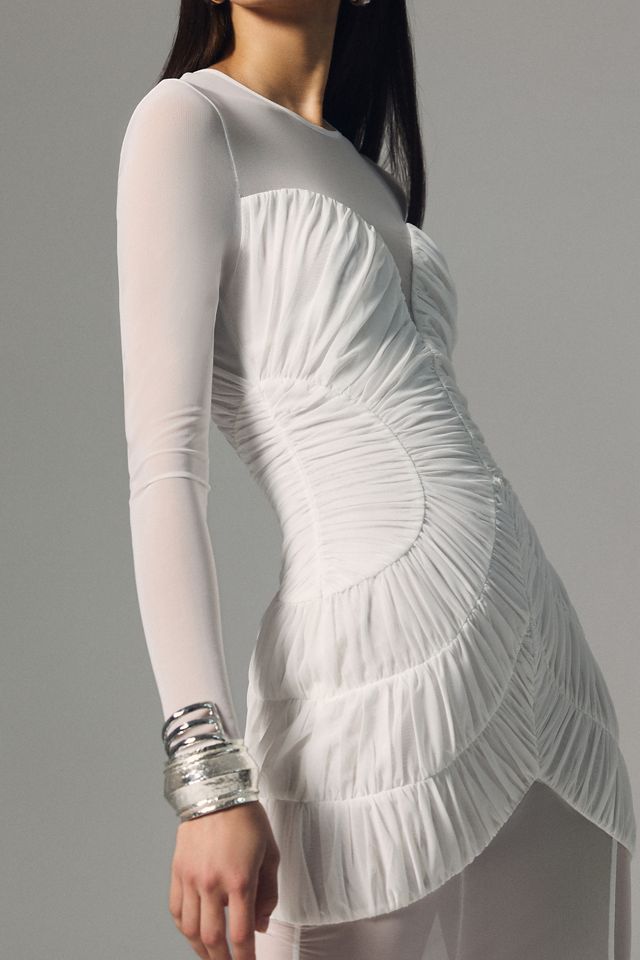 misha sheer slim dress ANTHROPOLOGIE MISHA SHEER SLIM DRESS