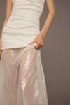 Lumiere Strapless Sheer Mesh Dress Black