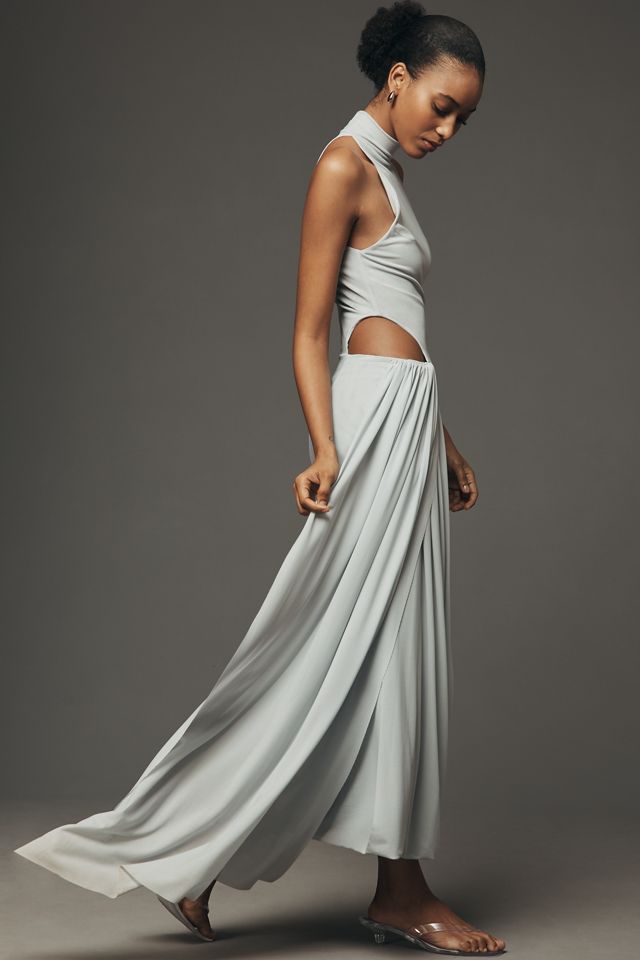 misha grey dress Constantina SATIN GOWN
