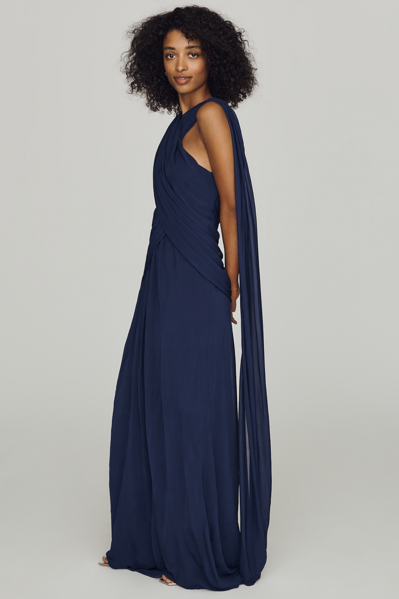 MISHA Hersha Scarf Maxi Dress