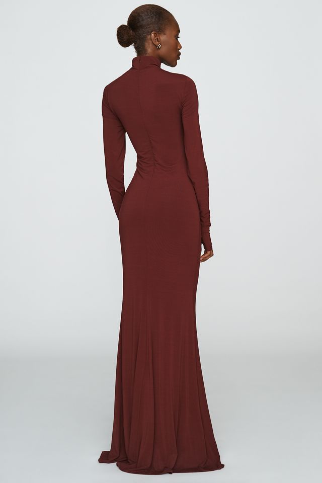 MISHA Ruched Maxi Dress #2
