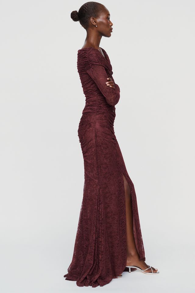 MISHA Kali Long-Sleeve Maxi Dress #2