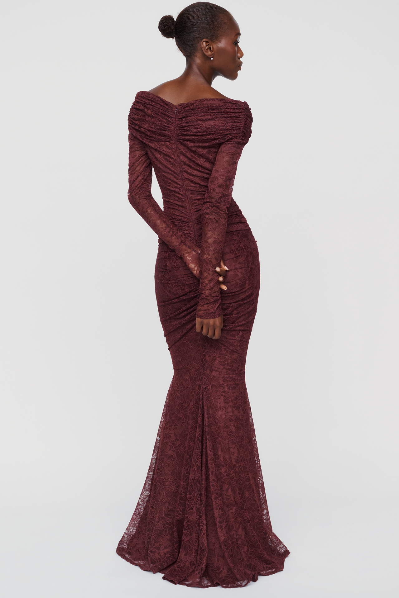 MISHA Kali Long-Sleeve Maxi Dress