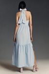Shona Joy Maiori Halter Tiered Maxi Dress