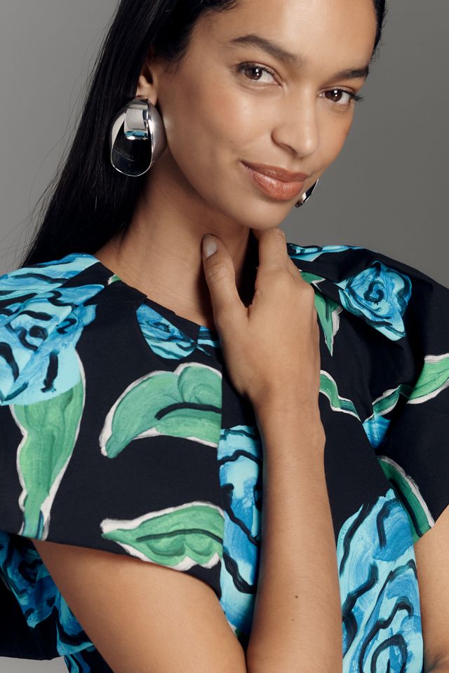 De Loreta Short-Sleeve Maxi Dress #2