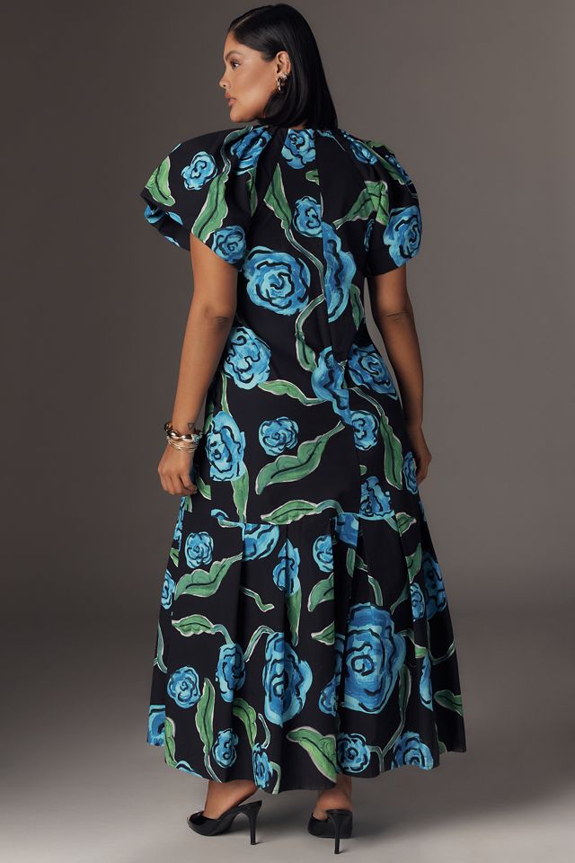 De Loreta Short-Sleeve Maxi Dress #5