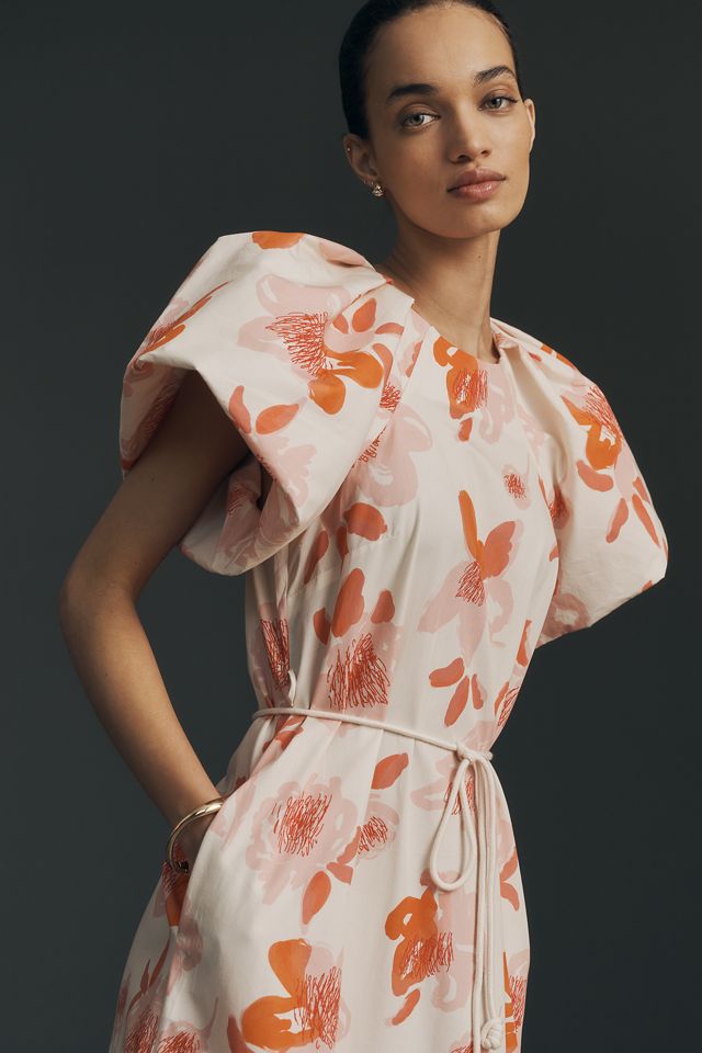 De Loreta Short-Sleeve Maxi Dress #1