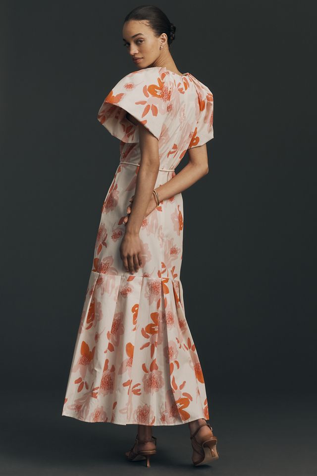 De Loreta Short-Sleeve Maxi Dress #2