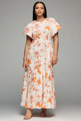 Short-Sleeve Maxi Dress