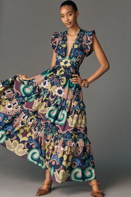 Maeve Antoinette Maxi Dress | Anthropologie