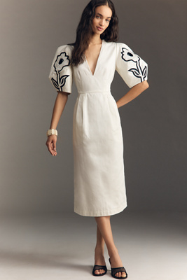 De Loreta Tucan Embroidered Dress