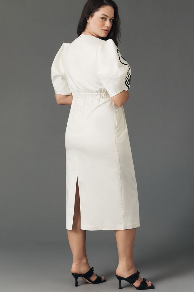 TINDARO DE LUCA ティンダロ デ ルカ コットン パンツ XL De Loreta Tucan Embroidered Dress | Anthropologie