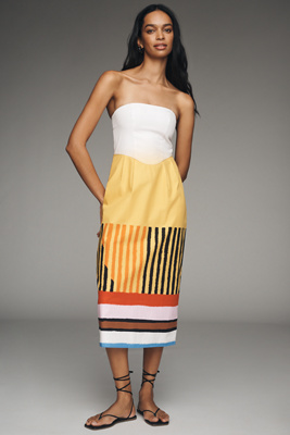 100% Cotton Ally Midi Dress
