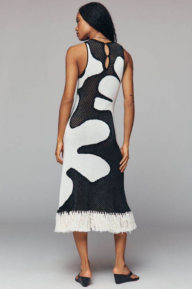 De Loreta Petite Gardenia Cotton Midi Dress #1