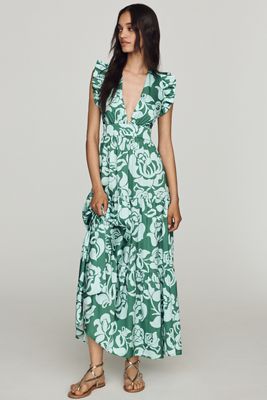 De Loreta Petite A-Line Maxi Dress