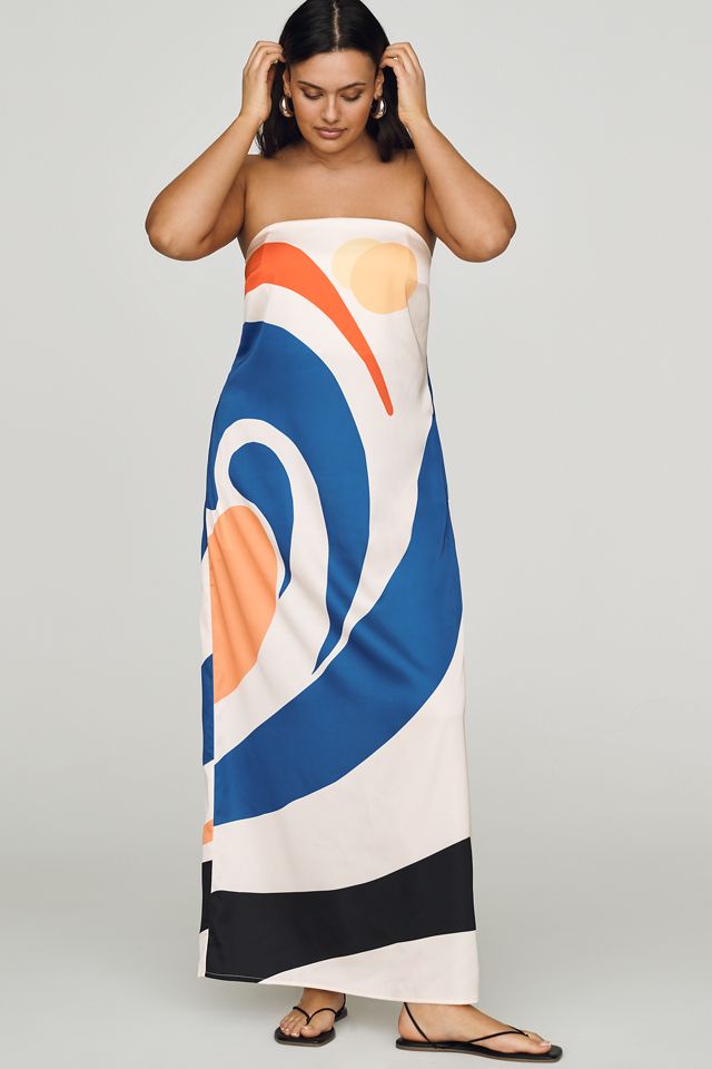 Plus Aloe Cotton Midi Dress by de Loreta, Size: M Petite at Anthropologie