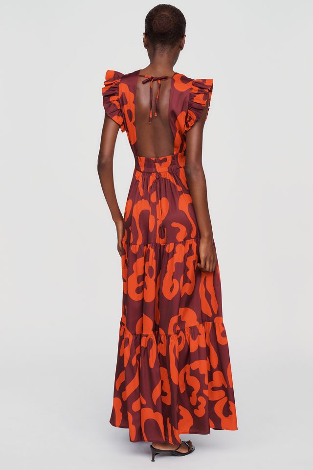 De Loreta Ruffle Maxi Dress #3