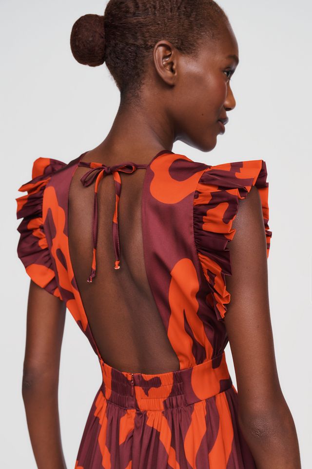 De Loreta Ruffle Maxi Dress #4