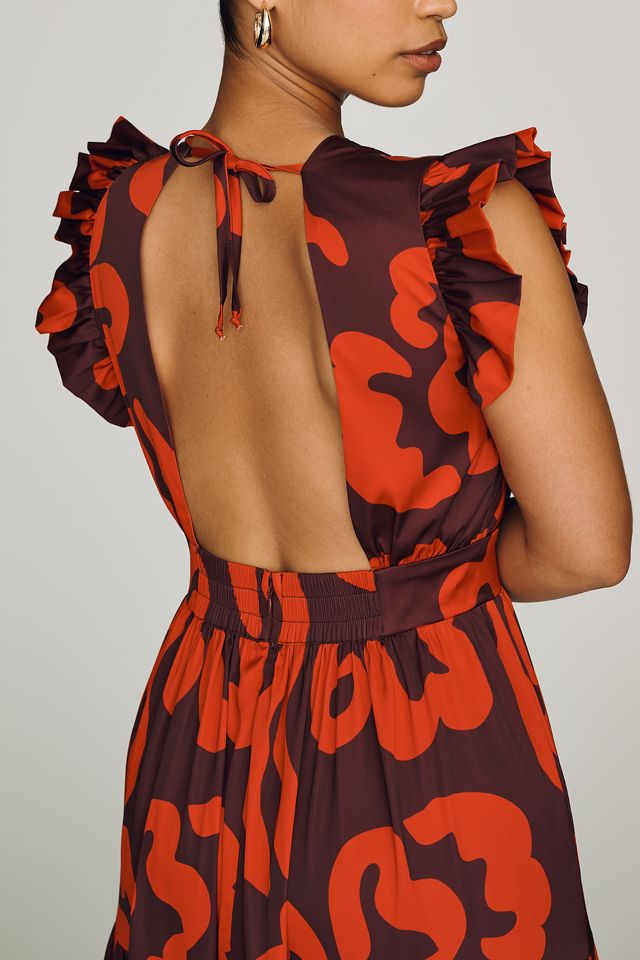 De Loreta Ruffle Maxi Dress #8