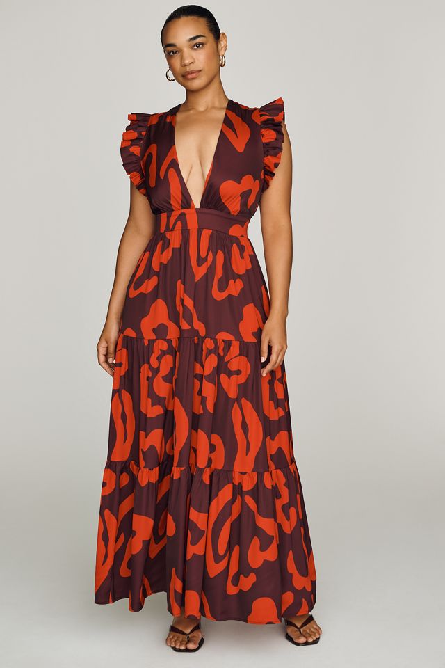 De Loreta Ruffle Maxi Dress #5