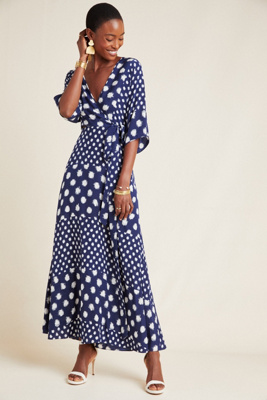 Diane Von Furstenberg Maxi Wrap Dress