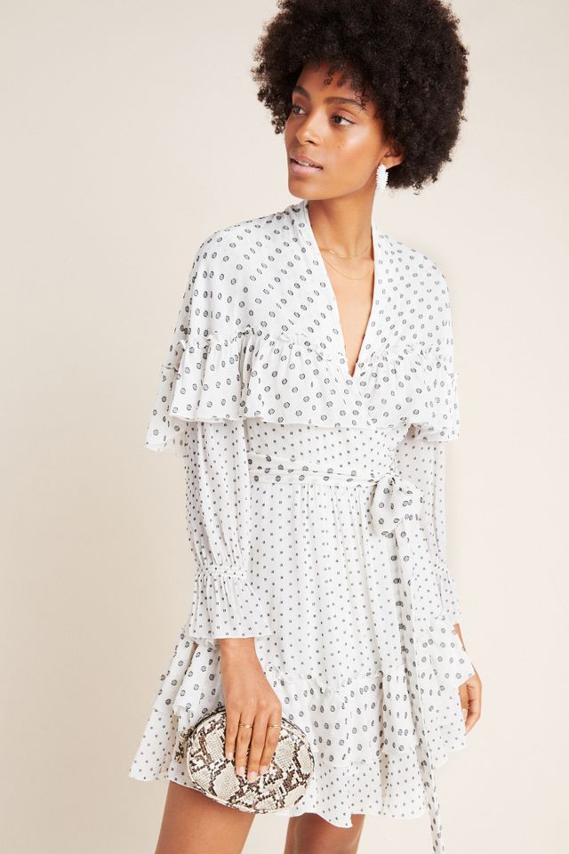 Diane von Furstenberg Martina Ruffled Mini Dress | Anthropologie