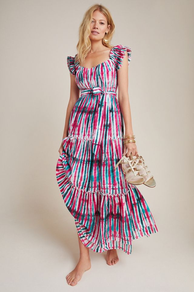 Diane von Furstenberg Lexie Tie-Dye Maxi Dress