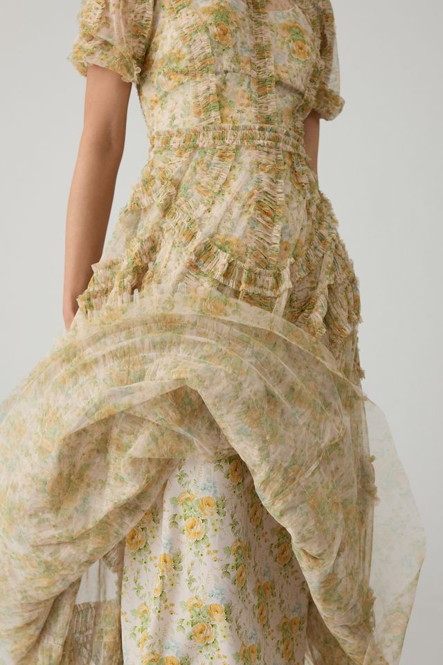 Mac Duggal Plus Pleated One-Shoulder Rosette Detail Gown #3