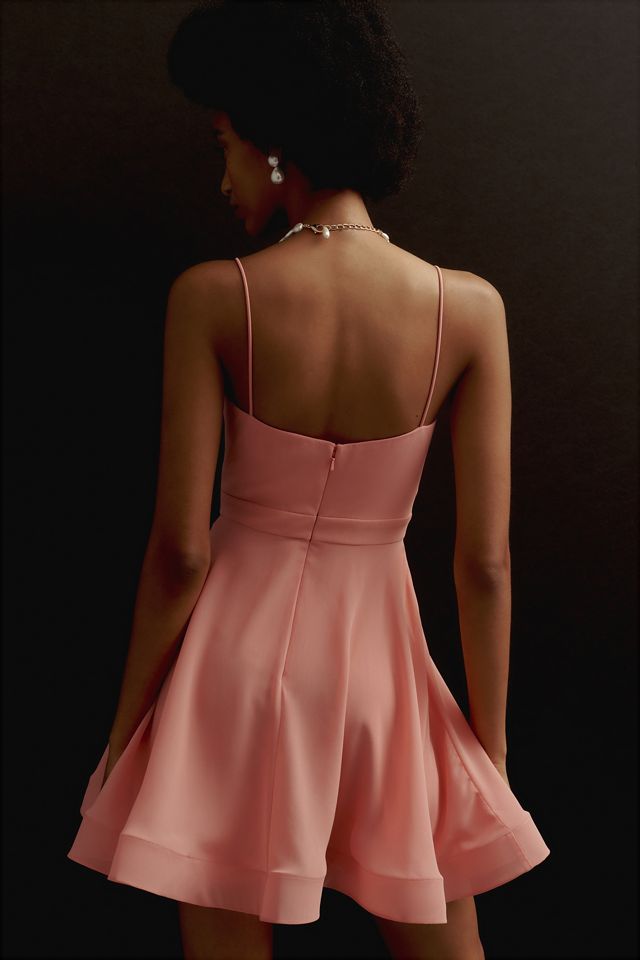 Mac Duggal Sleeveless V-Neck Bow Mini Dress #1