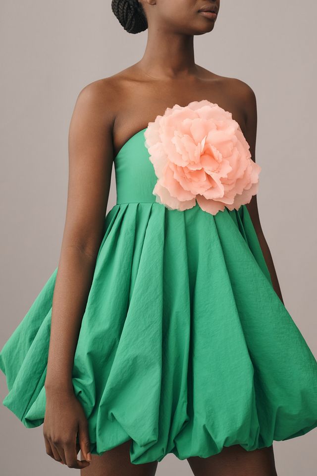 Mac Duggal Strapless Bubble Mini Dress #2
