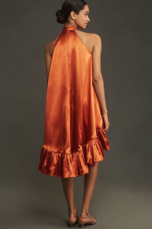 Mac Duggal Halter Swing High-Low Dress #1