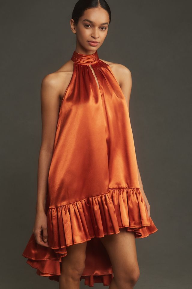 Mac Duggal Halter Swing High-Low Dress #3