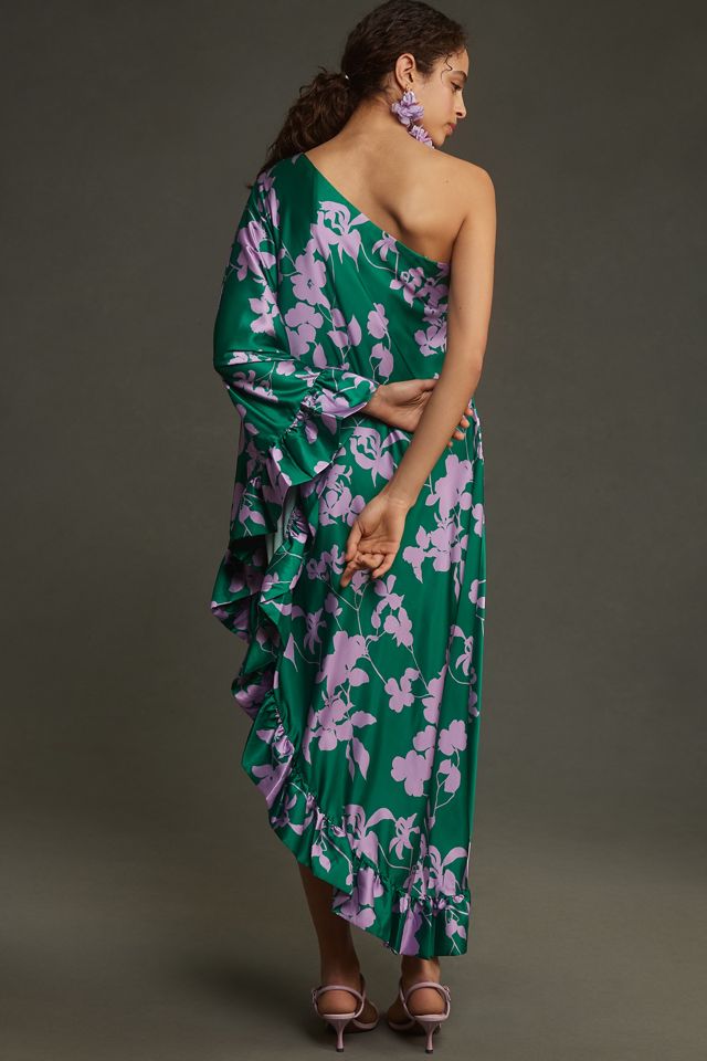Mac Duggal One-Shoulder Asymmetrical Maxi Dress #1