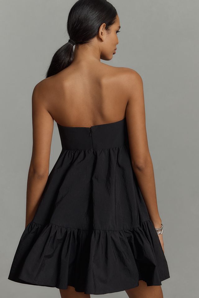 Mac Duggal Strapless Bow Mini Dress #1