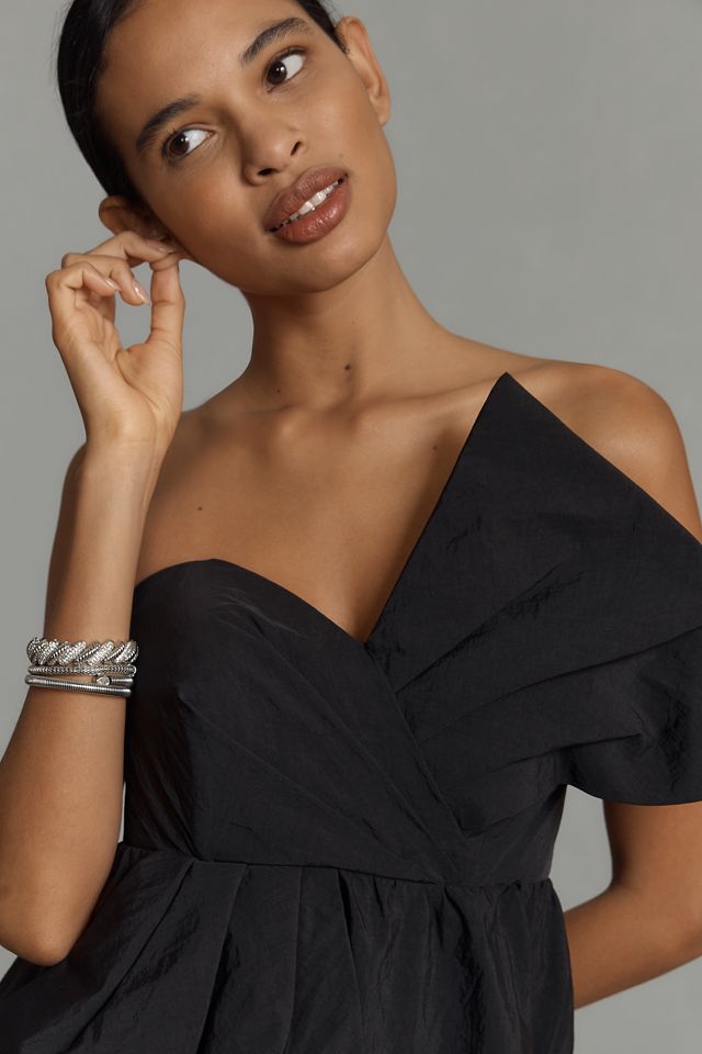 Mac Duggal Strapless Bow Mini Dress #2