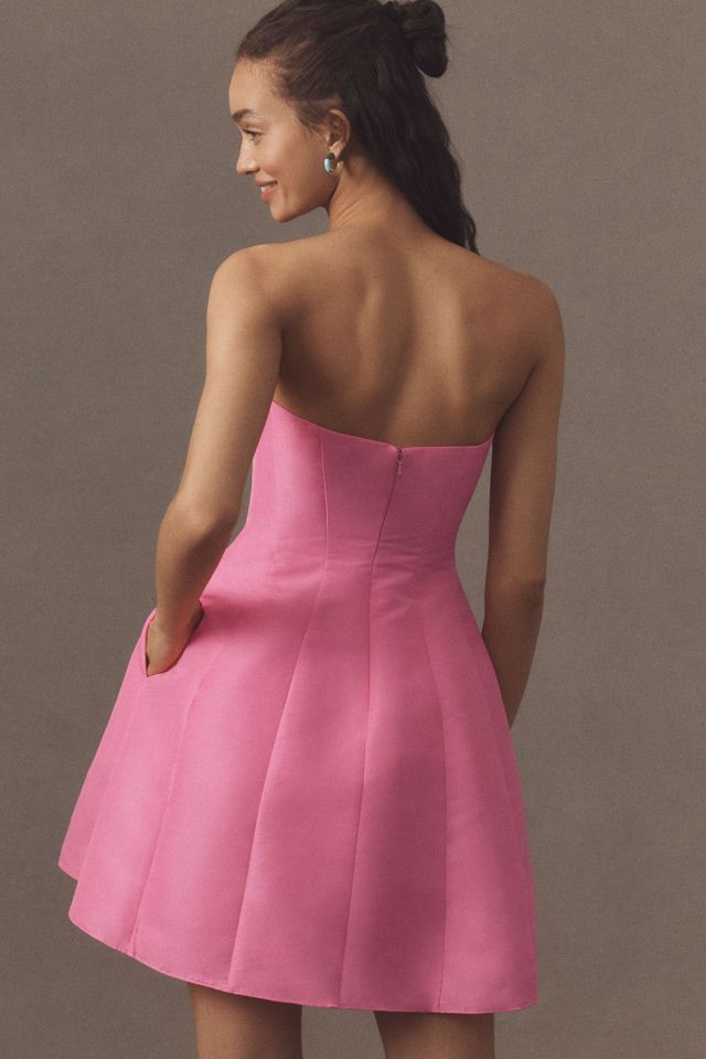 Mac Duggal Strapless Bow Fit & Flare Mini Dress #1
