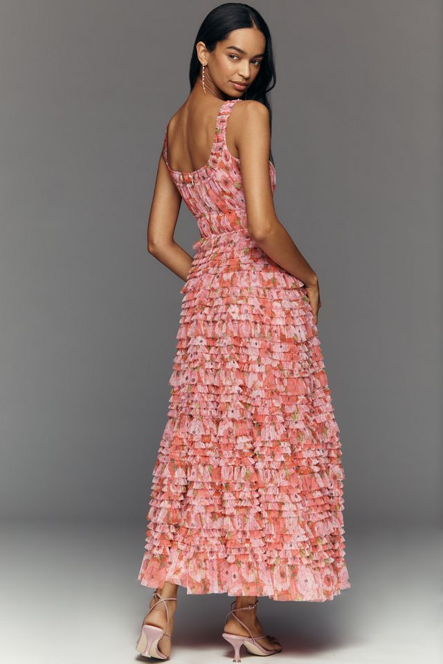 Mac Duggal Sleeveless Textured Maxi Dress #1