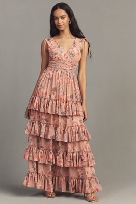 Sleeveless Tiered Maxi Dress