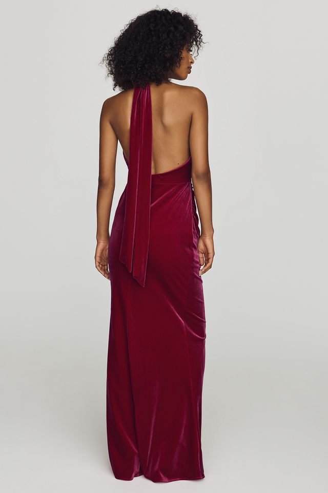 Mac Duggal Halter-Neck Maxi Dress #2
